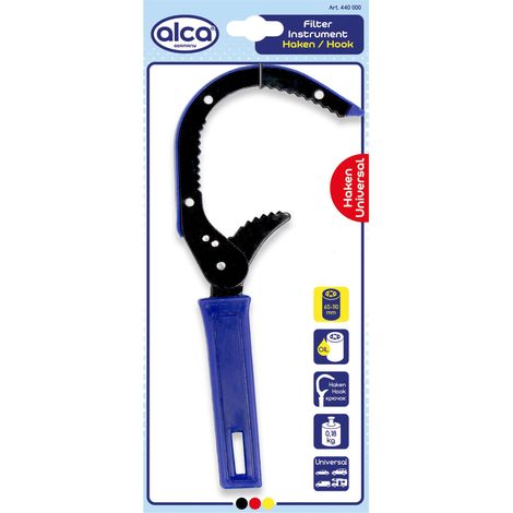 alca® Ölfilterschlüssel 65 - 110 mm Haken / Hook Universal Kralle Ölfilter entfernen Ölwechsel Werkzeug Ausbau Einbau Universal Verstellbar