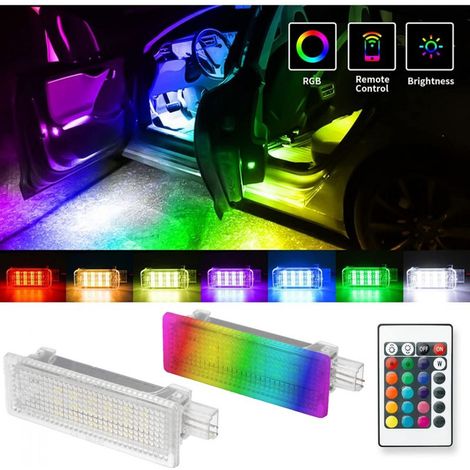Kits d'éclairage intérieur à Led RGB - BMW E60 / E81 / E90 / E71 - Mini Cooper - La paire (1/5)