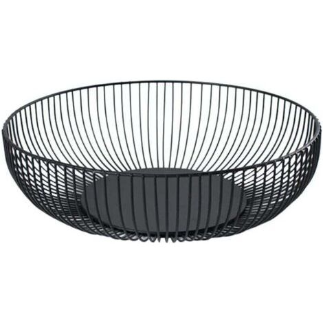 Cesto per frutta in metallo, cesto per frutta moderno in filo metallico, cesto per frutta, cesto per conservare pane e snack.