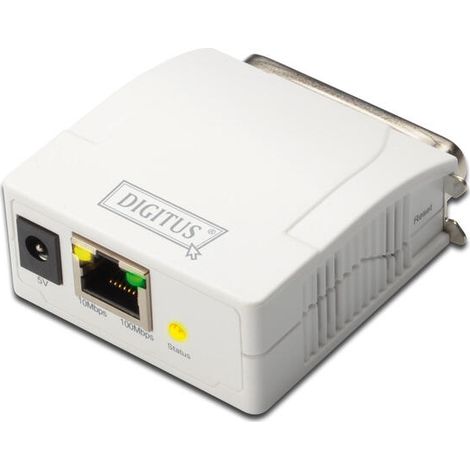 Servidor de impresi贸n Digitus con 1 puerto paralelo RJ45 (1/4)