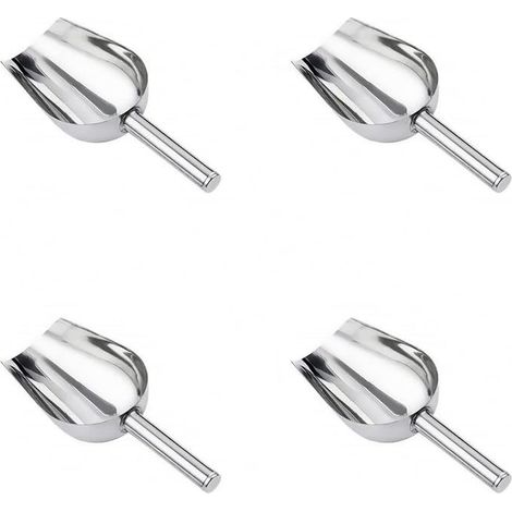 Small Metal Ice Scoops Bar Candy Flour Pet Food Popcorn Buffet Small Metal Scoop Kitchen Garden Party