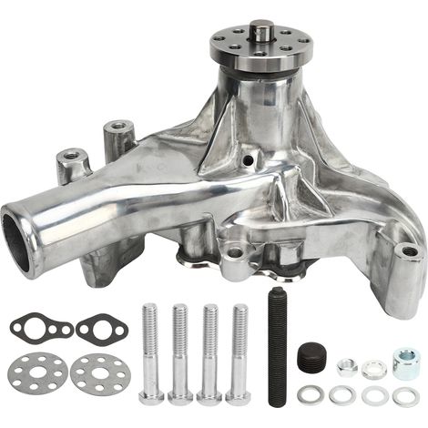 Pompe à Eau Longue, Dissipation Thermique Fiable de Pompe à Eau de Voiture pour Moteurs 383 400 V8 (Polissage)