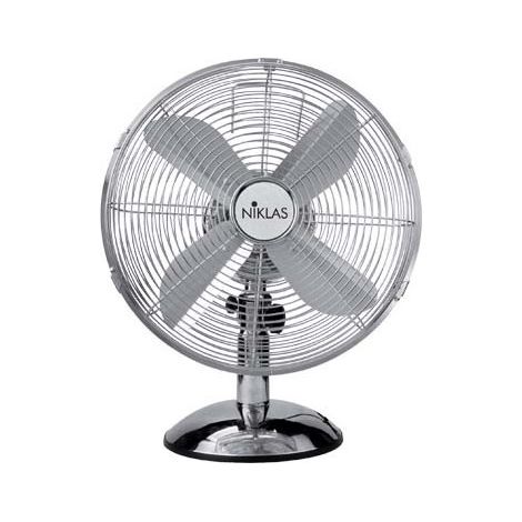 Ventilador Niklas Newage Cromado de Mesa