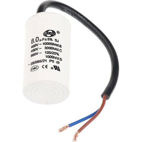 Générique 450V 8 50/60Hz Condensateur CBB60 Démarrage Avec Alimentation