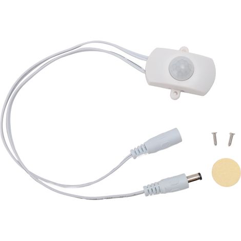 Détecteur de mouvement PIR Interrupteur infrarouge automatique 5V-24V pour ruban LED angle 120° portée 7m (1/5)