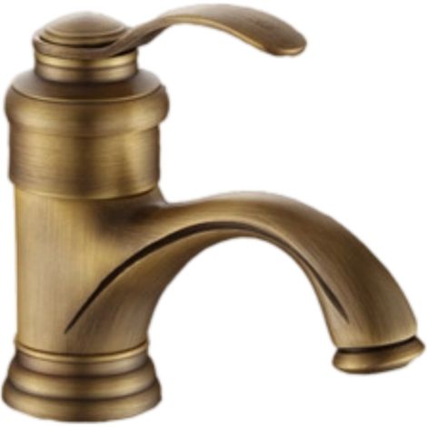 1 Mitigeur lavabo, laiton massif, finition bronze brossé, vanne céramique, salle de bain, balcon (1/5)