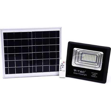 16W PANNELLO SOLARE CON LED PROIETTORE 6000K                                                             - Luce FREDDA