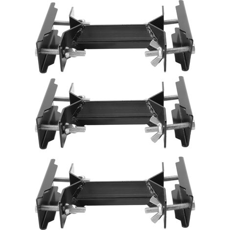Support Pour Parasol De Terrasse - Serre-Joint Métallique Robuste Pour Plateforme Et Rampe - Fixation Réglable Pour Parasol Extérieur - 1 Pièce (1/5)