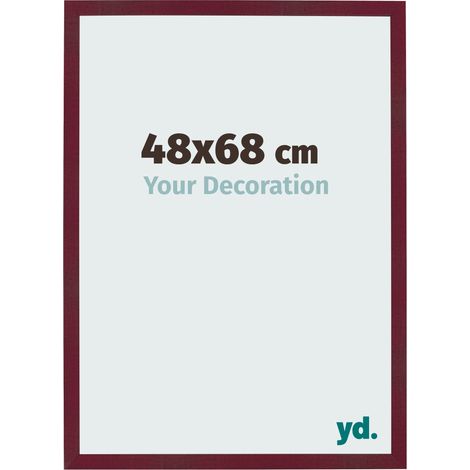 yd. - Cadre photo 48x68 - Vin Rouge Patine - MDF - Bologna (1/5)