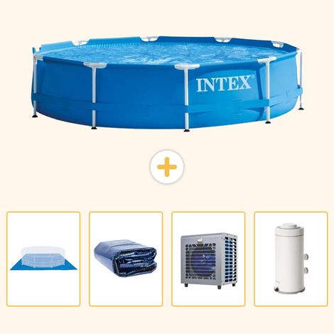 Intex Piscine Tubulaire Ronde - 366x76 cm - 5-pièces S104 (1/5)