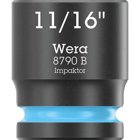 Wera 05005521001 8790 B - Inserto per chiave a bussola con attacco da 3/8", 11/16" x 30 mm (1/5)