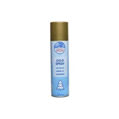 Spray dorado Para adornos navideños ML 150