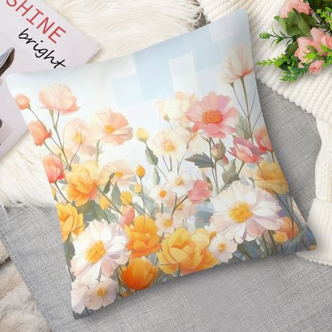 Housse de coussin petites roses, romantique (1/5)