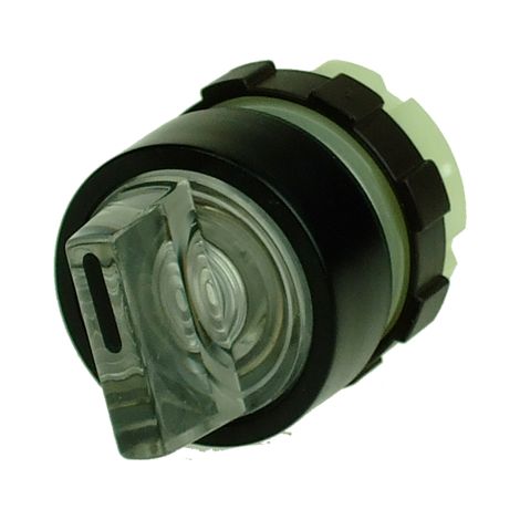 Éléments décomposés de boutons tournants 2 et 3 positions - type accessoire bouton tournant - Mécanisme de Bouton rotatif lumineux 2 positions: 0 I maintenu 60° étanche IP65 (1/2)