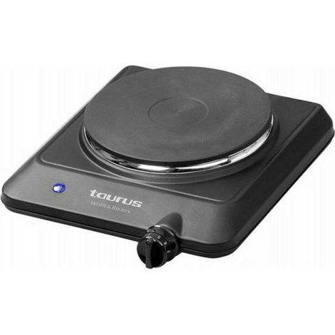 Taurus Volcano Uno piastra elettrica nera e inox 1500 W