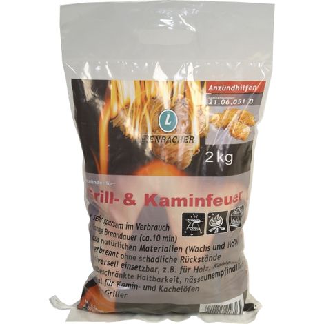 Allume-feu naturel en sac de 2 kgs