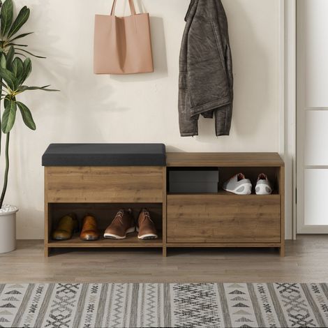 Schuhschrank Filux Natural Melamin 120,3x51x40,5 cm