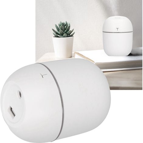 Tragbarer Luftbefeuchter 220 ml USB LED Mini-Diffusor für ätherische Öle für Auto und Zuhause, Nebelreiniger (1/5)
