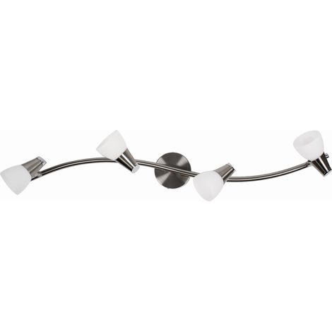 Candellux Selia plafoniera bianco/argento 4xG9 76cm