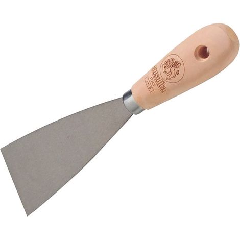 Spatole professionali fusion manico in legno per stucco - mm.40