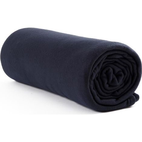 Tagesdecke Decke Kuscheldecke 220x240 cm Polar Fleecedecke Microfaserdecke Sofa Navy Blue