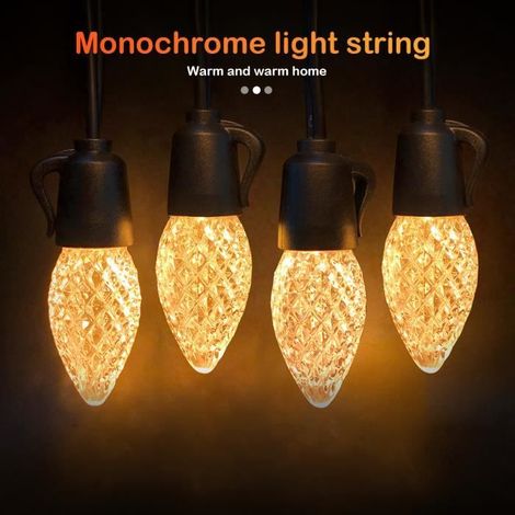 Luci decorative da esterno TuseRxln, 15 m con 25 lampadine, impermeabili IP65, telecomando a 16 tasti per giardino, patio e feste.
