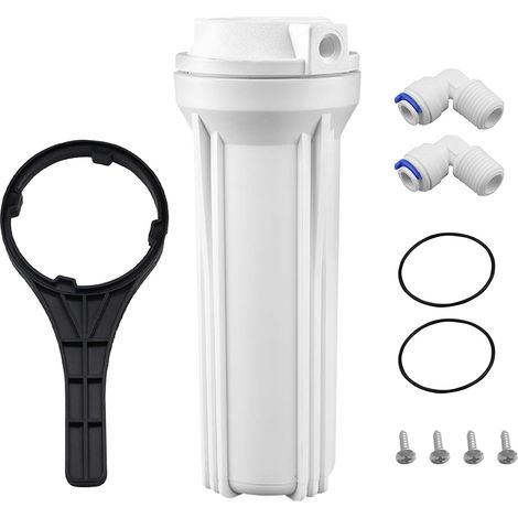 Boîtier de filtre à osmose inverse 10 pouce pour système RO - Entrée/sortie 2,5 x 10 pouces (1/5)
