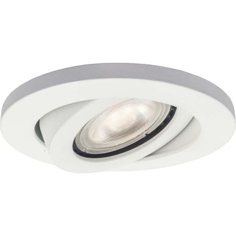 Faretto incasso Lagos tondo orientabile GU10 bianco LightPrestige