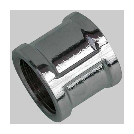 MANICOTTO FEMMINA/FEMMINA CROMATO - 1" x 1"
