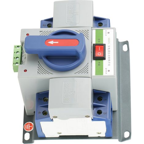 Interrupteur automatique de transfert de source 2 pôles 63A 220V, disjoncteur miniature inverseur de courant, 1 pièce (1/5)