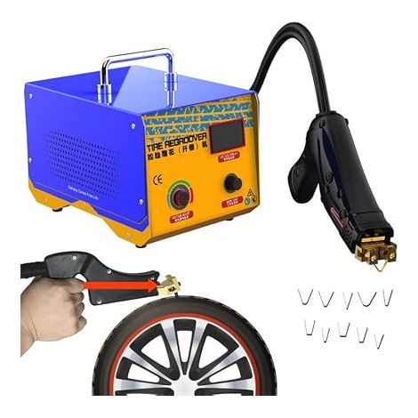 Outil De Rainurage De Pneus, Coupe-Pneus en Fer 1000 W avec 10 Lames, Machine ChaufféE pour Rainurer Les Pneus pour Tous Les Pneus (1/5)