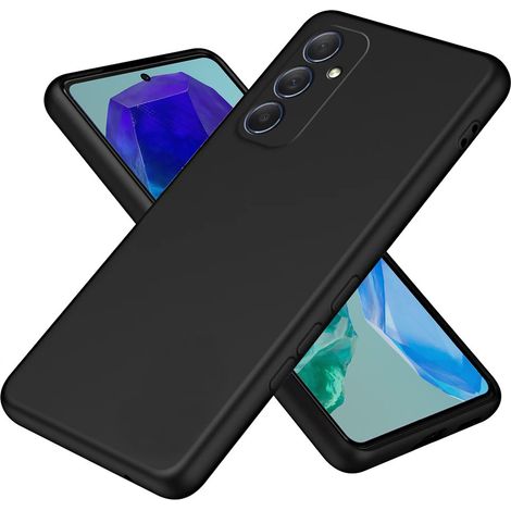 Schutzhülle für Samsung Galaxy M55 5G, Silikon Lite, schwarz (1/4)