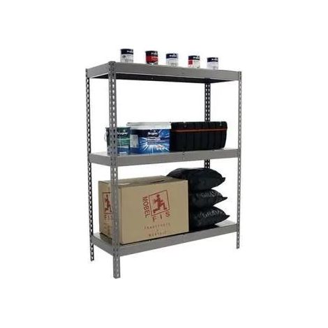 SimonRack Scaffale Industriale, 2000x1500x900 mm, 3 Ripiani in Metallo, Portata 600 kg per Ripiano, Scaffale Carichi Pesanti, Grigio/Zincato – Simonforte