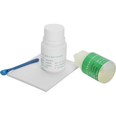 Liquide de Ciment Polycarboxylate de Zinc 15ml et Poudre 30g pour Ciment Dentaire