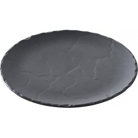 Revol Basalt Bandeja de Porcelana Negra 32 cm
