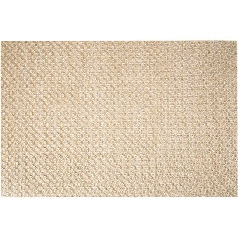 Beige-goldene dekorative Tisch- und Küchenmatte 45 x 30 cm