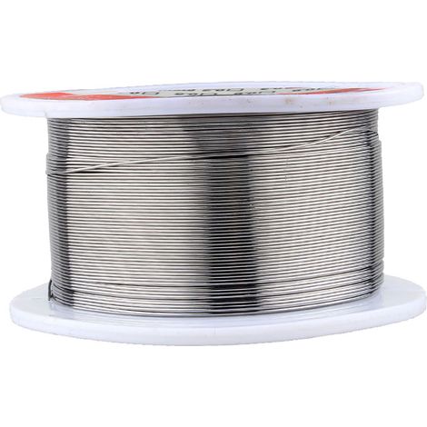 50 g de fil à souder à âme d'étain-colophane de 0,5 mm Sn60/40, flux 1,2 % (1/5)