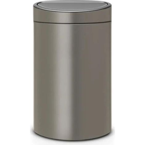 Papelera con pedal Brabantia Soft Touch 40 litros platinum
