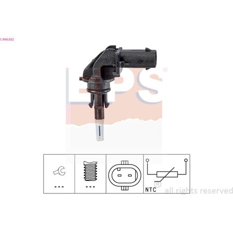 Capteur, température de l'air d'admission EPS 1.994.032 BMW 13 62 7 812 741
