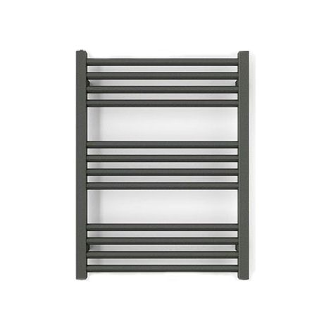 Scaldasalviette acqua calda grigio alto 660mm e largo 400mm - 241 Watt - FIO660/400SXRGY