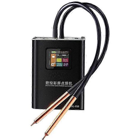 Machine de soudage par points CNC portable -958 avec écran couleur, charge rapide 2,1 A compatible avec les batteries de téléphone portable, soudage USB QAQ (1/5)