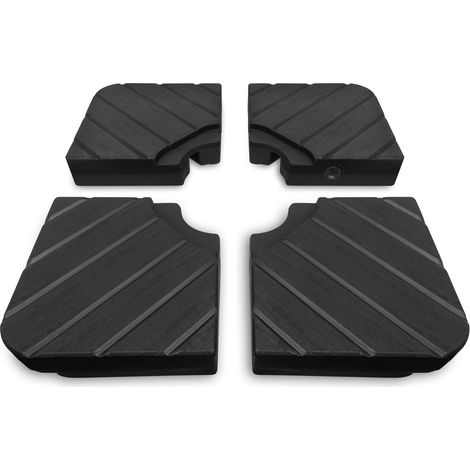 Sonnenschirmplatten für Ampelschirm – 40 x 40 cm – befüllbar 4 Stk.