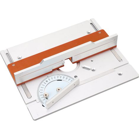 Frästisch-Einlegeplatte aus Aluminiumlegierung für Holzbearbeitung, Wendeplatte, multifunktionale Frästischplatte für Holzbearbeitung (1/5)
