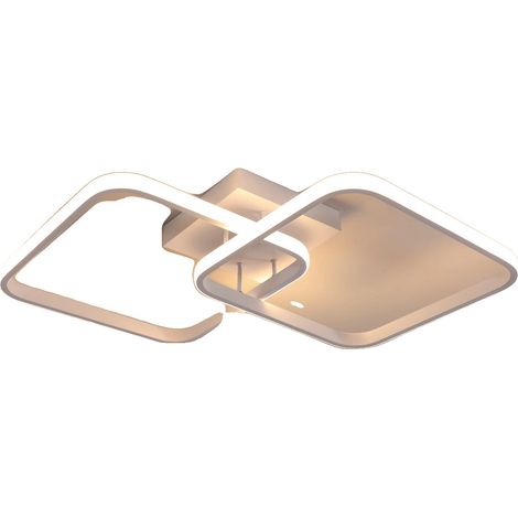 Lámpara de techo, diseño moderno, bajo consumo energético, color blanco. (1/2)