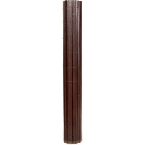 Cañizo PVC SURFCANE Catral — Doble Cara 19 mm Exterior Marron1x3m1x3m Marron (1/4)
