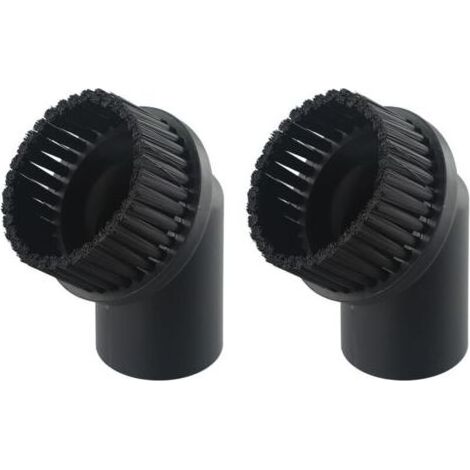 2 Pièces d'aspirateur Tête de Brosse Ronde en polypropylène Diamètre intérieur 44 mm pour aspirateurs industriels (1/4)