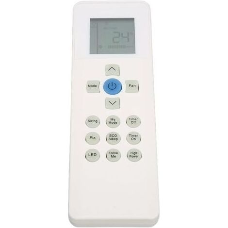 1 Télécommande Climatiseur Carrier RG67N BGEF RG67V,ABS,Boutons Sensibles,Pile AAA Non Incluse (1/5)