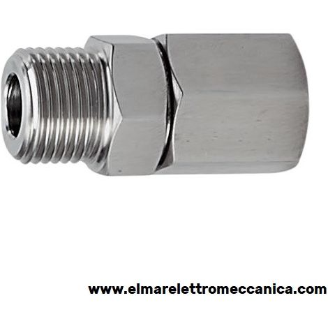 1/2" M x 1/2" F giunto girevole PA SW5 in Ottone alta portata