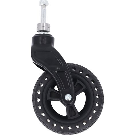 Roue avant de rechange 6 pouces en caoutchouc TPE antidérapant pour chariot, charge maximale 75 kg (1/5)