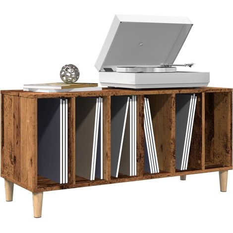 Plattenschrank Altholz-Optik 100x38x48 cm Holzwerkstoff